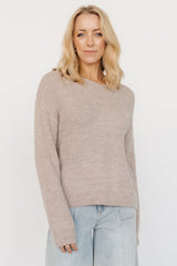 Viola Tie Back Sweater | Natural