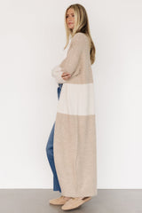 Thea Duster Cardigan | Natural + Ivory