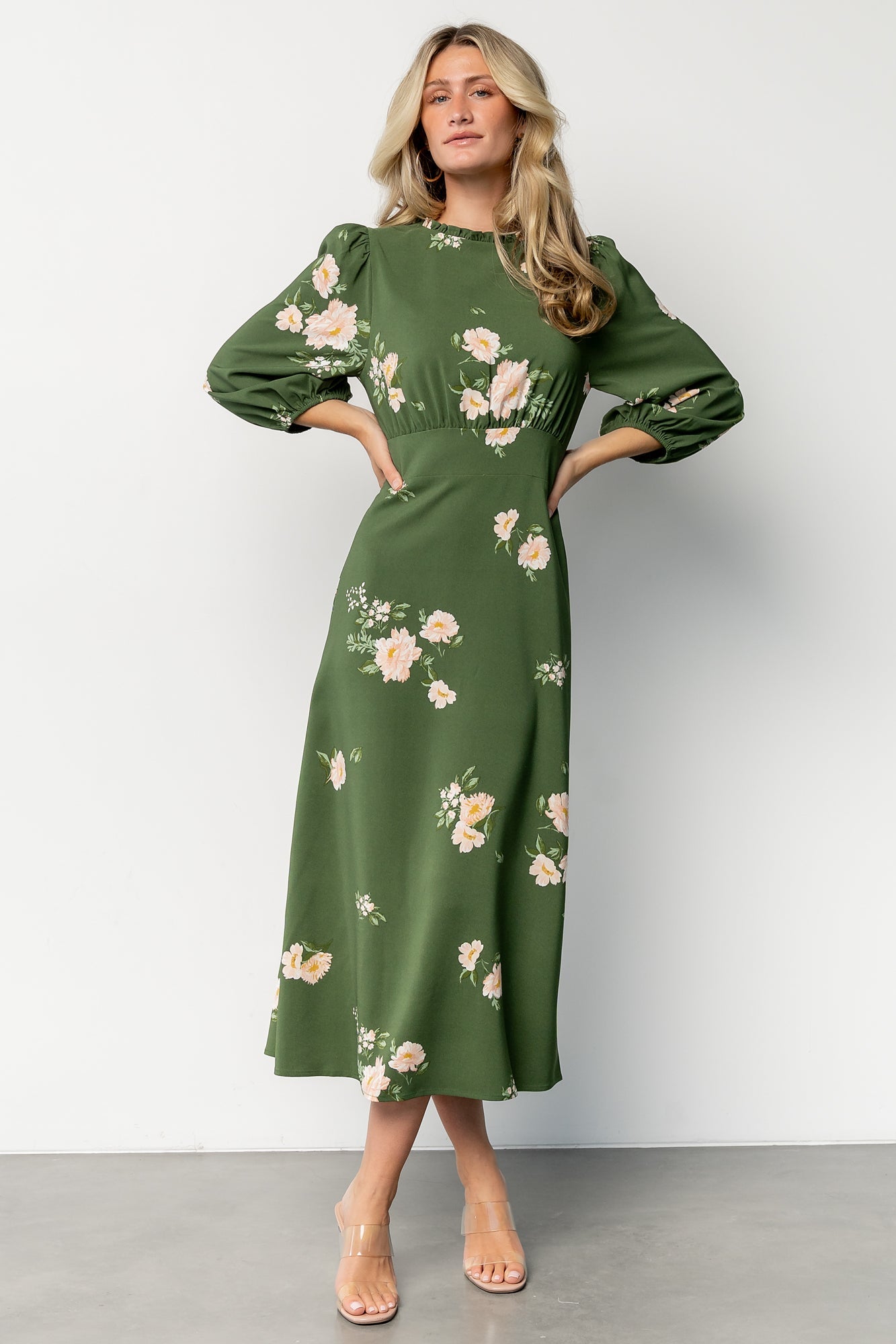 Karalie Maxi Dress | Green Floral