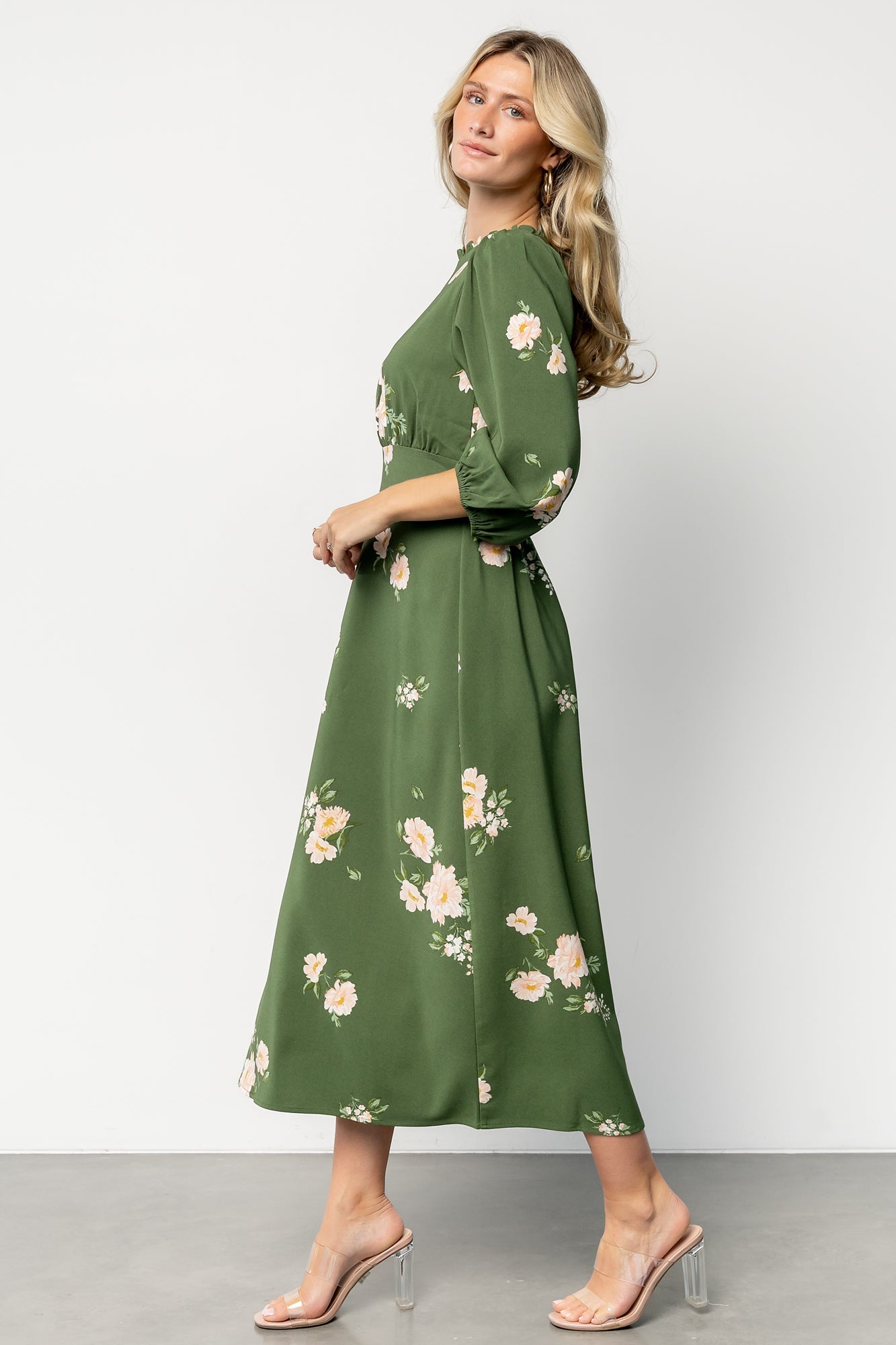 Karalie Maxi Dress | Green Floral