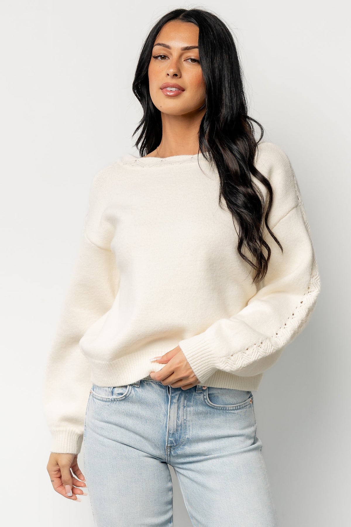 Lilja Knit Sweater | Cream