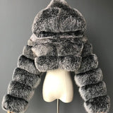 Source Fur Autumn And Winter New Imitation Fur Turf Warm Hat Fur Coat Woman HZ1208