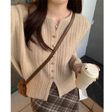 Baiting Design Sweater Coat Wearing Pure Autumn And Winter Korean 2025 Simple Knitted Bottom Shirt Temperament New HZ1208