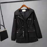 Plus Plus Thick Wind Coat Autumn Winter 2025 New Women's Casual Fashion Small Stormtrooper Cotton Clothes HZ1208