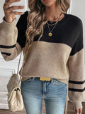 Yang Yang Autumn New Long-Sleeved Round-Neck Sweater Casual Set Of Women's Clothing Knitted Jersey Women HZ1208