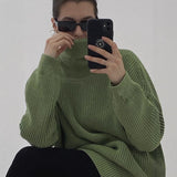 Hot Sale Of Pure Color Round-Neck Sweater Plus 100-Fold Skirt Suit Woman 2025 New Knitted Short Skirt Set HZ1208