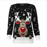 Tihua Casual Casing Christmas Sweater Autumn And Winter Men And Women Universal Elk Knitted Ugly Sweater HZ1208