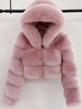 Source Fur Autumn And Winter New Imitation Fur Turf Warm Hat Fur Coat Woman HZ1208