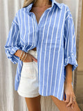 New Loose Polo Collared Shirt Holiday Coat In Spring/Summer 2025 HZ1208