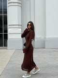 2025 Hot Knitted Hollow Skirt + Vest Skirt Set Women's Soft Knitted Burqa Holiday Wind HZ1208
