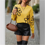Source Of Women's Autumn And Winter Animal Knitted Jersey Sweater Jacket HZ1208