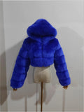 Source Fur Autumn And Winter New Imitation Fur Turf Warm Hat Fur Coat Woman HZ1208