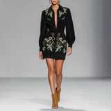 Autumn/Winter 2025 Fashion Leopard-Print Warm Plush Long Coat HZ1208