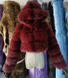 Source Fur Autumn And Winter New Imitation Fur Turf Warm Hat Fur Coat Woman HZ1208