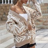 Source Of Women's Autumn And Winter Animal Knitted Jersey Sweater Jacket HZ1208