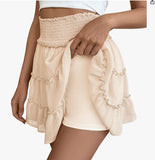 2025 Yoga Clothes 100 Folding Skirt Women High-Waist Sports Short Skirt Dry Outdoor Anti-Walking Tennis Skirt HZ1208