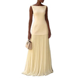 2025 Shein Elegant Dress Party Vest Half Skirt Fold Two Sets HZ1208