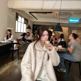 Lamb Hairy Vest Women's New Korean Senior Sensing Fur Coat Hairy Horse Jacket Backpack In Autumn/Winter 2025 HZ1208