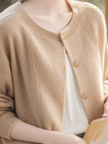Camel Soft-Gried Sweater Coat Women 2025 Autumn And Winter New Loose Casual Temperament Super Good Knitted Open Shirt Top HZ1208