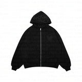 Fashion Fashion Brand Print Loose Sweater Y2K Hip Hop Street-Set T-Shirt Casual Top HZ1208