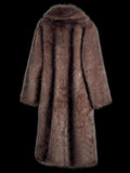 Imitation Fur Coat Plus Long Women's Imitation Fox Fur Coat Two-Color Coat To Keep Warm Winter Fur Coat HZ1208