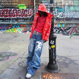 Autumn And Winter Personality Double Hat Design Hoodie Zipper Open Shirt Casual Coat Y2K HZ1208