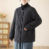 Large-Size Down Cotton Coat Women's Coat Winter Loose Thin Cotton Robes New Women's Clothing Short-Term Warm Cotton Clothes HZ1208