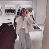 Source Fur Autumn And Winter New Imitation Fur Turf Warm Hat Fur Coat Woman HZ1208