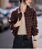 This Year's Popular French Unique Small Shirt Light Luxury High Sense Light Familiar Wind Commute White Acetate-Sense Faucet-Sting Shirt Spring HZ1208