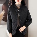 2025 Winter New Small Cotton Jacket Large Size Women's Fat Mm Plus Thick Short Down Cotton Coat HZ1208