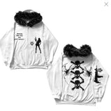 Shirt Zipper Hoodie Men's Skull Print Spring And Autumn Plush Hat Design Zipper Open Shirt Coat Top HZ1208
