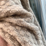 Women's Cotton Cashmere Lattice Half-High-Collar Sweater Korean Version Of The Student's Dress Dress Nice Hair Knitted Shirt HZ1208