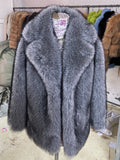 Tk Winter Imitation Fur Coat Women's 1200 Grams Warm Plush Coat HZ1208