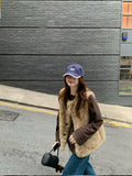 Lamb Hairy Vest Women's New Korean Senior Sensing Fur Coat Hairy Horse Jacket Backpack In Autumn/Winter 2025 HZ1208