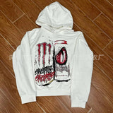 Solid-Color Flat Hooded Ins College Windy Loose Zipper Thick Hooded Coat HZ1208