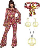 2025 Halloween Women's Print Tops T Hongha Horn Pants Set + Headscarf HZ1208