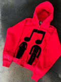 Jacket Zippered Musician Print Hoodie 2025 New Spring And Autumn Sweater Loose Couple Coat HZ1208