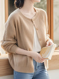 Camel Soft-Gried Sweater Coat Women 2025 Autumn And Winter New Loose Casual Temperament Super Good Knitted Open Shirt Top HZ1208