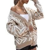 Source Of Women's Autumn And Winter Animal Knitted Jersey Sweater Jacket HZ1208