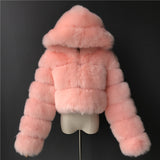 Source Fur Autumn And Winter New Imitation Fur Turf Warm Hat Fur Coat Woman HZ1208