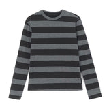 New Loose Leisure Stripes Cotton Commuting Ins Long Sleeves HZ1208