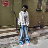 Trendy Letter Print Loose Short-Sleeved Top Street Hip-Hop Men And Women T-Shirt Shorts 2025 HZ1208