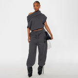 Design New Camouflage Straight-Tlens High-Waisted Trousers With Thin Sleek Casual Personality Hot Girl HZ1208