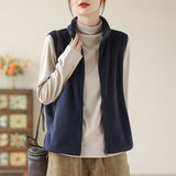 2025 Autumn And Winter New Mother Dress Rocking Velvet Horse Clip Warm Casual Coat Women Fashion Shoulder Vest Woman HZ1208