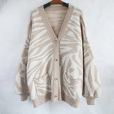 Source Of Women's Autumn And Winter Animal Knitted Jersey Sweater Jacket HZ1208