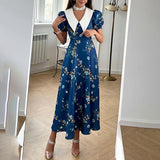 Women's Clothing 2025 Autumn New Dress Single-D Row Irregular Shirt Dress 661 HZ1208