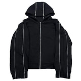 Y2K Vintage Zipper High Street Dark Gothic Men And Women's Same Loose Dress 2025 HZ1208