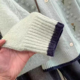 Fashion Sweet Embroidery Flowers Soft Sticky Cardigan Women Autumn And Winter New Loose Temperament Sweater Small Fragrant Wind HZ1208