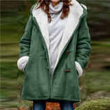 Autumn/Winter 2025 New Plus-Coat Pocket Women's Coat Stylish Elegance HZ1208