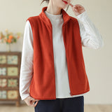 2025 Autumn And Winter New Mother Dress Rocking Velvet Horse Clip Warm Casual Coat Women Fashion Shoulder Vest Woman HZ1208